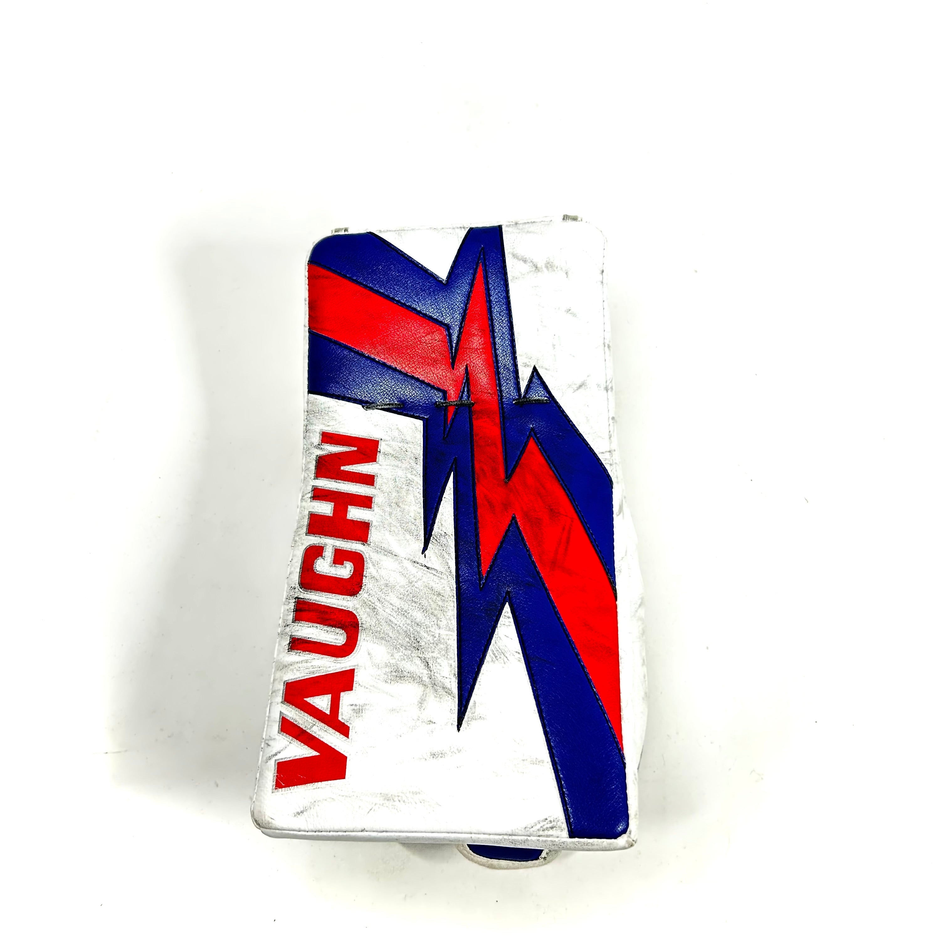 Vaughn Velocity V9 - Bloqueur de gardien d'occasion (blanc/bleu/rouge)